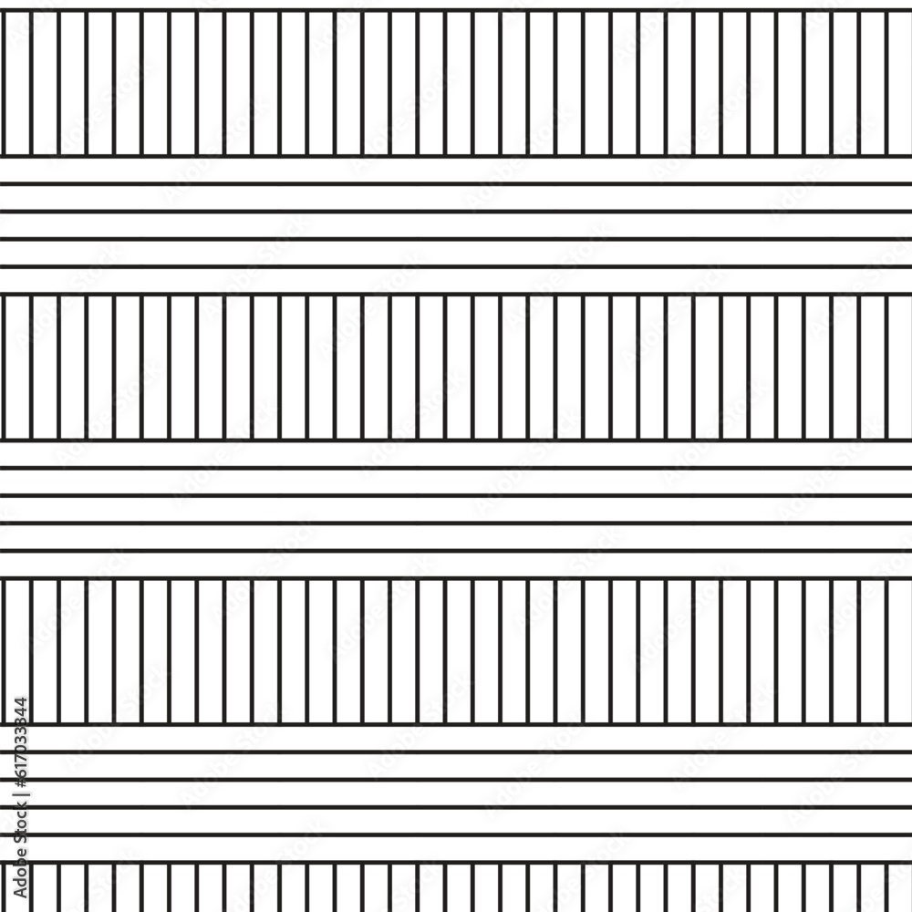 Poster abstract monochrome black repeatable line pattern.