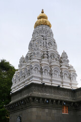 Fototapeta na wymiar 24 June 2023, Siddheshwar Shiva Temple, Vintage Stone structure, Siddheshwar is attributed to having installed 68 Shiva linga in the main courtyard, Solapur, Maharashtra, India, Asia.