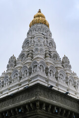 Fototapeta na wymiar 24 June 2023, Siddheshwar Shiva Temple, Vintage Stone structure, Siddheshwar is attributed to having installed 68 Shiva linga in the main courtyard, Solapur, Maharashtra, India, Asia.
