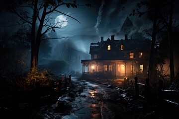 Haunted house, Generative AI