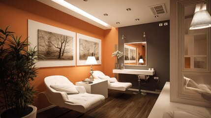 Spa salon room