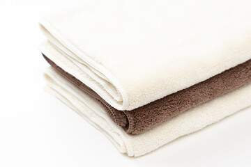 白背景の洗濯物