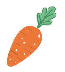 carrot with leaf