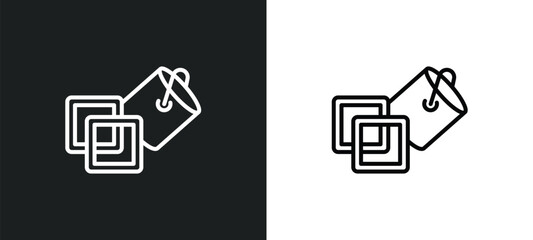 live paint line icon in white and black colors. live paint flat vector icon from live paint collection for web, mobile apps and ui.