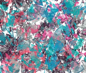 Oil Paint & Cystallize Digital Painting