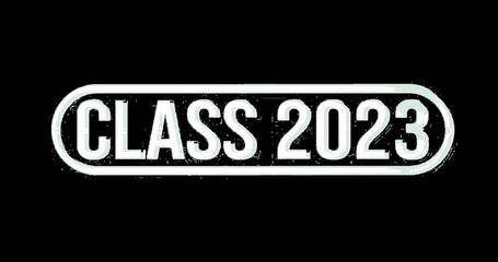 Class of 2023. Template for graduation design, party