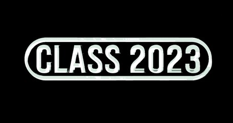 Class of 2023. Template for graduation design, party