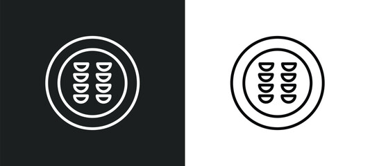 guotie line icon in white and black colors. guotie flat vector icon from guotie collection for web, mobile apps and ui.