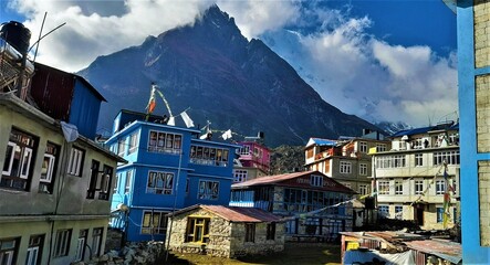 Langtang valley hiking