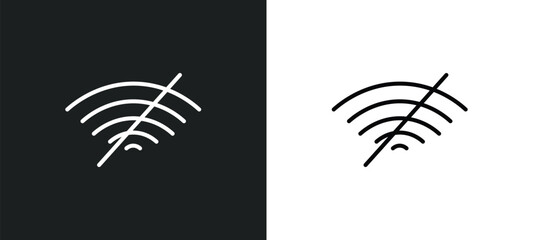 no line icon in white and black colors. no flat vector icon from no collection for web, mobile apps and ui.