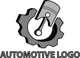 automotive wheel gear emblem logo ,Automotive Logo Template Design