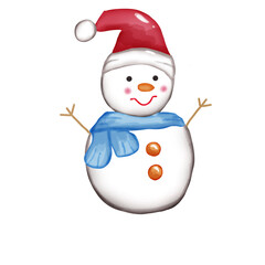 snowman with hat