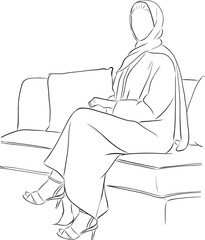 person sitting on a chair 