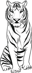 Animal Illustration - Wildlife - Black & White 