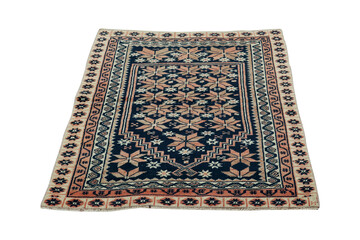 hand-woven, decorative wool Turkish rug