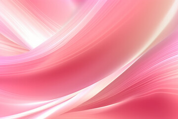 A pink abstract background with a white light. AI generative
