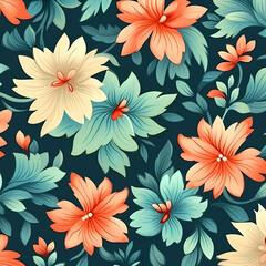 Fresh Flower Cartoon Wallpaper