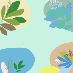 Nature wallpapers with plants, colorful leaves, ornamental plants and flowers