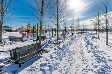 Briarwood Park in the city of Saskatoon, Saskatchewan, Canada