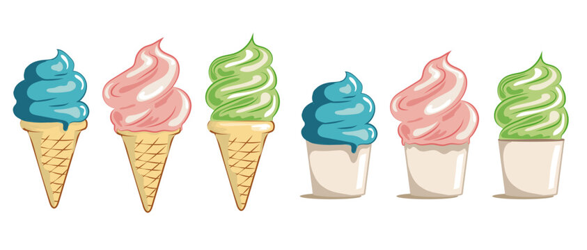 Glaces italiennes savoureuses