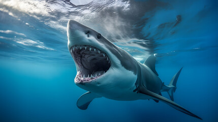 The white shark, also known as the great white shark or Carcharodon carcharias, is a large predatory shark species known for its size