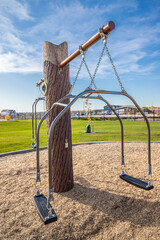 Brighton Park in the city of Saskatoon, Saskatchewan, Canada