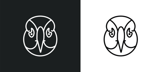 deadlock line icon in white and black colors. deadlock flat vector icon from deadlock collection for web, mobile apps and ui.