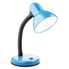 Blue table lamp cut out