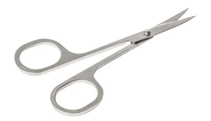 Manicure scissors cut out - obrazy, fototapety, plakaty