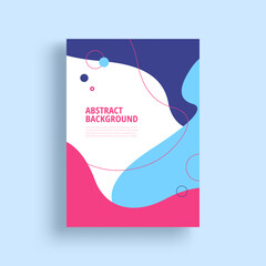 Vector abstract cover design
