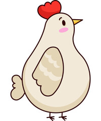 Chicken Cute Character