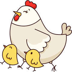 Chicken With Chick