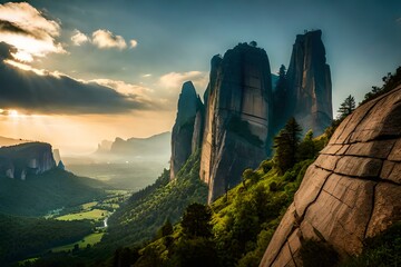 grand canyon panorama by AI generating