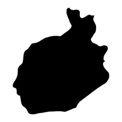 Aksaray province map, administrative divisions of Turkey. Vector illustration.