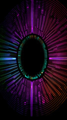 Futuristic technological structure with intricate construction details. Vivid colors.