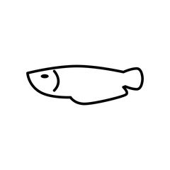Salmon fish icon