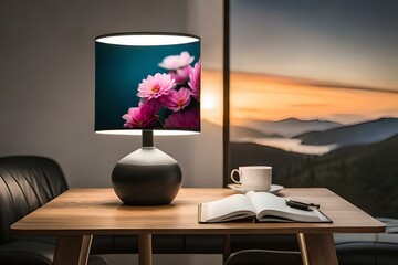beautiful interior design and wallpaper Generative Ai technology