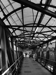 Black and White Skywalk