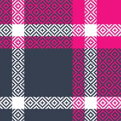 Tartan Plaid Seamless Pattern. Checkerboard Pattern. Seamless Tartan Illustration Vector Set for Scarf, Blanket, Other Modern Spring Summer Autumn Winter Holiday Fabric Print.