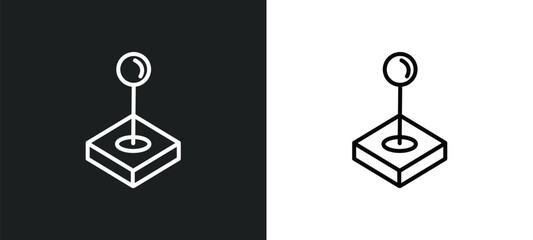 line icon in white and black colors. flat vector icon from collection for web, mobile apps and © IconArt