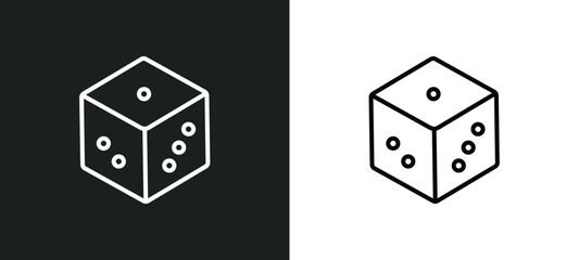 curtain stage line icon in white and black colors. curtain stage flat vector icon from curtain stage collection for web, mobile apps and ui.