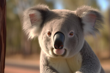 Generative AI.
a koala on the highway