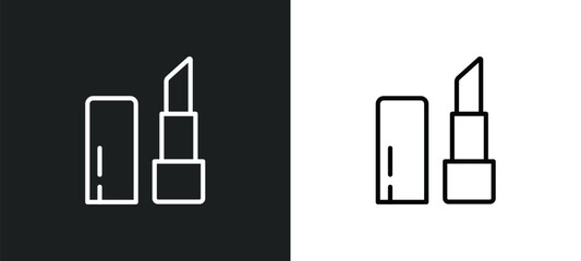 inc line icon in white and black colors. inc flat vector icon from inc collection for web, mobile apps and ui.