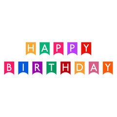 Happy birthday illustration 