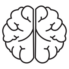 Obraz premium hand drawn illustration of a brain