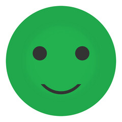 green smiley face