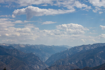 Fototapeta premium clouds over the mountain