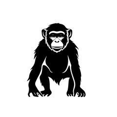 monkey silhouette illustration 