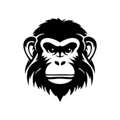 monkey silhouette illustration 