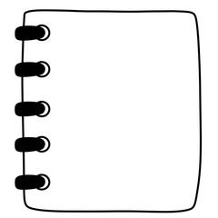 Notepad Black Line 2